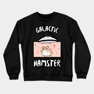 Galactic Hamster Abduction Crewneck Sweatshirt